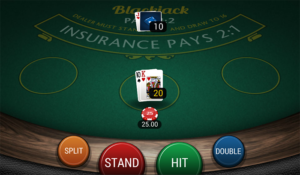 PartyCasino 3D blackjack