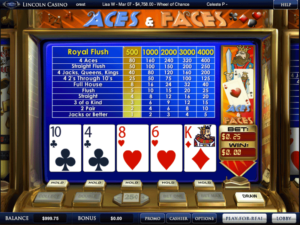 Lincoln Casino Video Poker