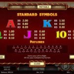 Caishens Arrival Online Slot Pay Table