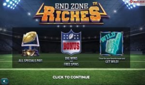 End Zone Riches Slot Game