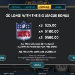 End Zone Riches Slot Big League Bonus