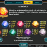 Joker Gemferno Slot Game Gemferno Paytable