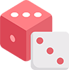 Craps Games Icon Full Color