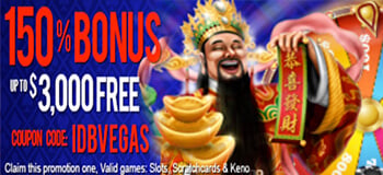 Las Vegas USA Casino Real Money Deposit and Blackjack Bonus Code IDBVEGAS and 150BONUS