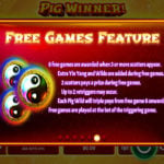 Pig Winner Online Slot Game Free Games Feature Screenshot