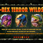 Online Slot Game T-Rex II Terror Wilds Screenshot