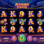 Diamond Fiesta Online Slot Gameplay Screenshot