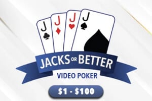 Super Slots Casino Jacks or Better Video Poker Logo