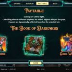 Book of Darkness Online Slot Symbols