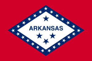 Arkansas Gambling Laws State Flag Icon