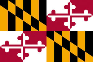 Maryland Gambling  State Flag