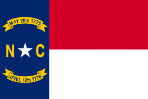 North Carolina Gambling Laws State Flag