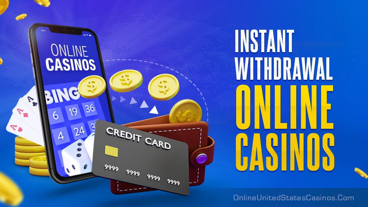 Instant Withdrawal Online Casinos Featured Image With Phone and Credit Card