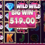 Online Slot Game Wild Cherry Blast Big Win Screenshot