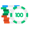 Reload Bonus Poker Chips Icon