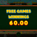 Jackpot Piñatas Deluxe Free Game Winnings Screenshot