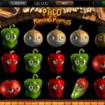 Paco and the Popping Peppers Slot Game Board