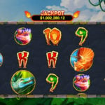 Megasaur Online Slot Gameplay Screenshot