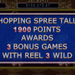 Shopping Spree II Online Slot Free Spin Rewards Screenshot