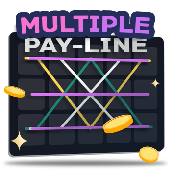 multiple paylines slot icon