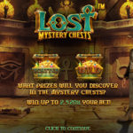 Lost Mystery Chests Online Slot Introduction Screenshot