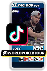 World Poker Tour's gambling content on TikTok