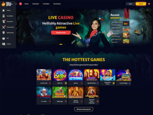 Hell Spin Casino website