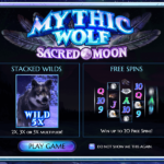 mythic wold sacred moon slot details