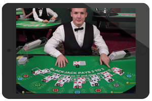 Mobile Live Dealer Blackjack