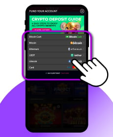 Slots.lv Deposit Method Mobile