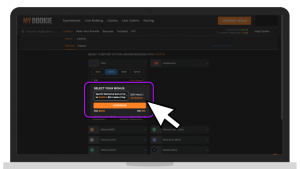 Choosing MyBookie Bonus Code Desktop