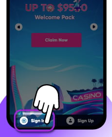 Sign Up at Las Atlantis mobile