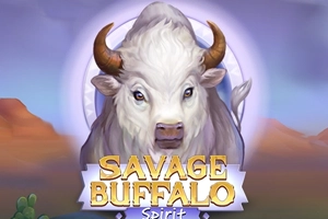 savage buffalo spirit slot logo