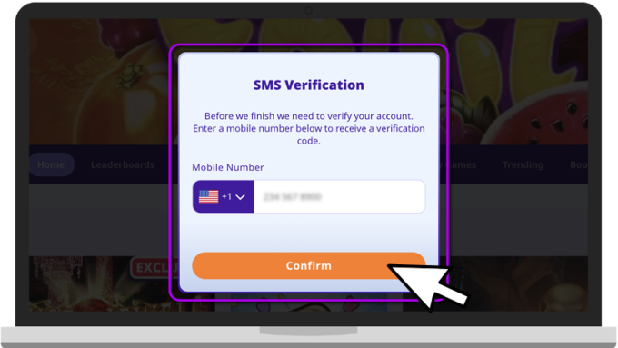 High 5 Casino Account Creation Step Four Image