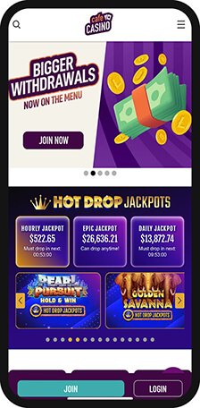 Cafe Casino Homepage