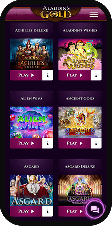 Aladdin's Gold Casino Popular Slots