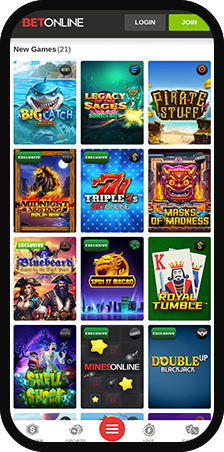 BetOnline Casino Games