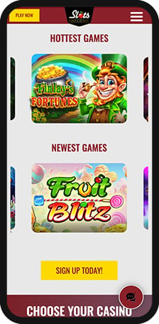 Slots Capital Casino Homepage Mobile