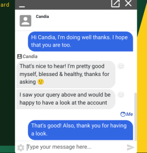 Fair Go Live Chat support