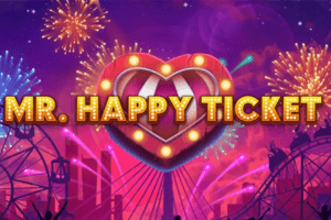 mr. happy ticket slot game logo