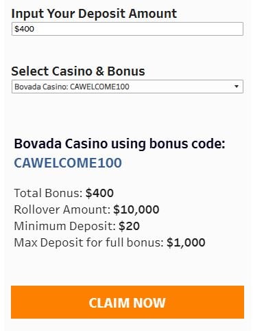 Casino Bonus Code Selector